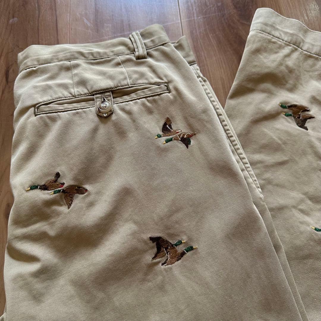 ラルフローレン チノパン カモ刺繍