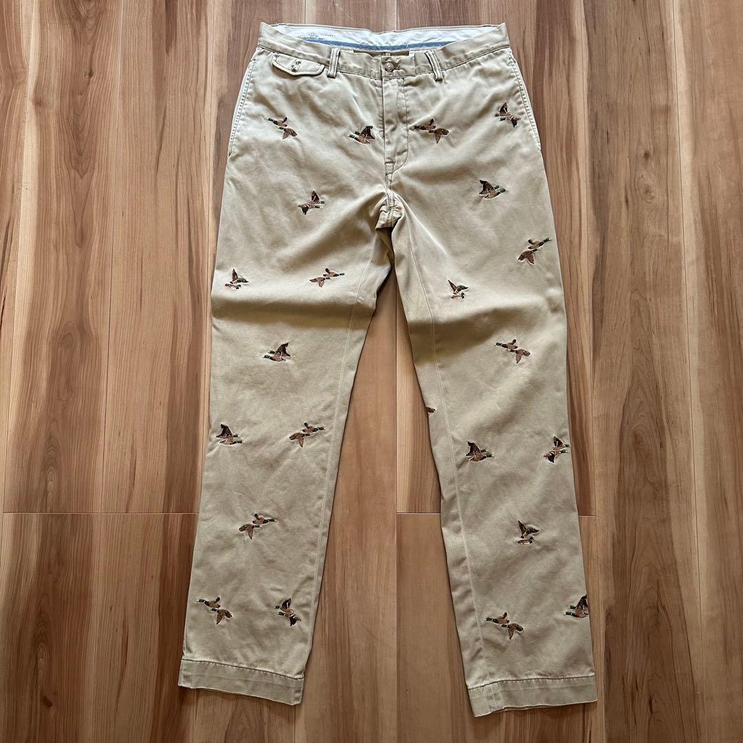 ラルフローレン チノパン カモ刺繍
