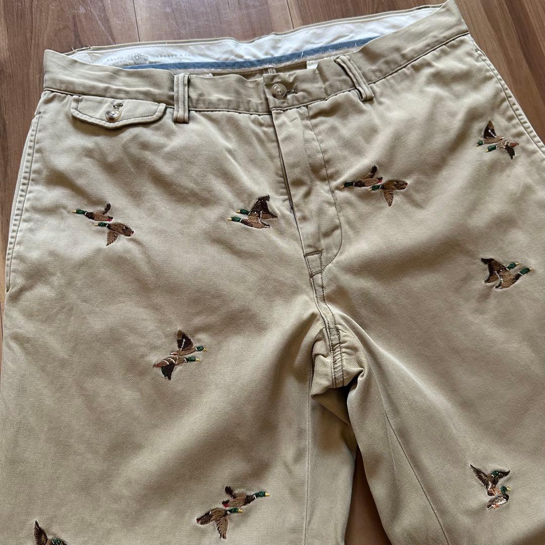 ラルフローレン チノパン カモ刺繍