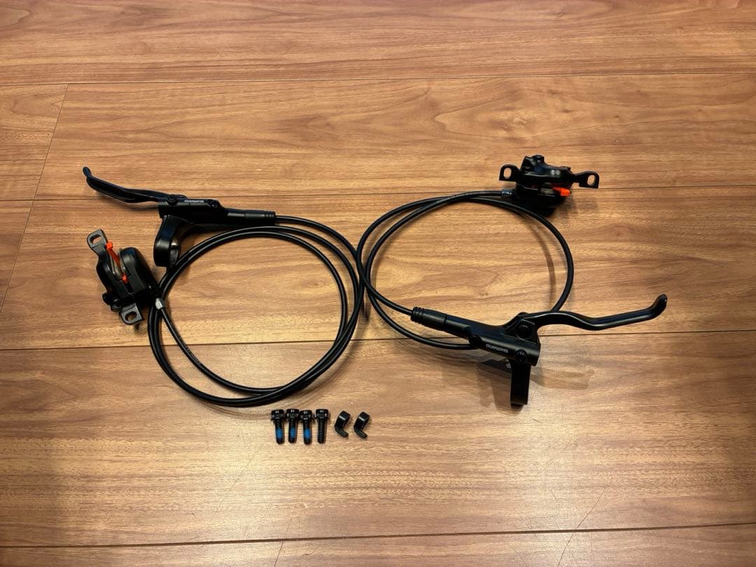【未使用】【長さ調整可】　シマノ　油圧ディスクブレーキ　MT200