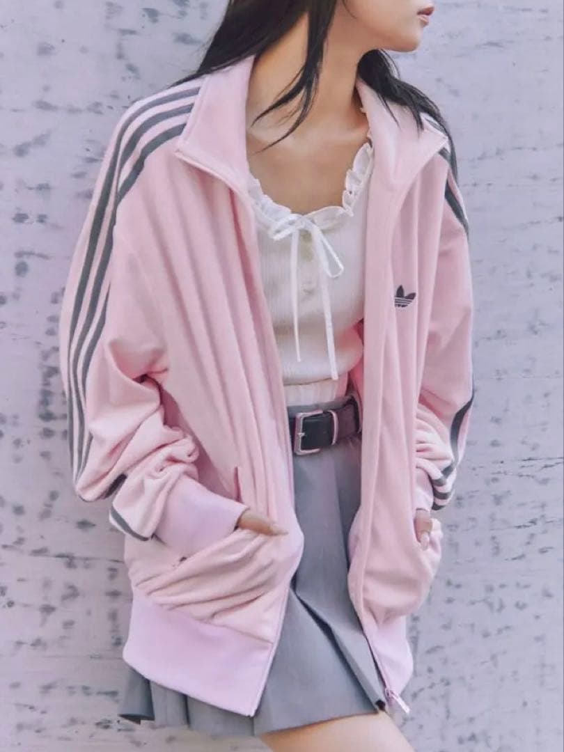 adidas Snidel 別注 コラボ ジャケット ジャージ 松本ももな 着