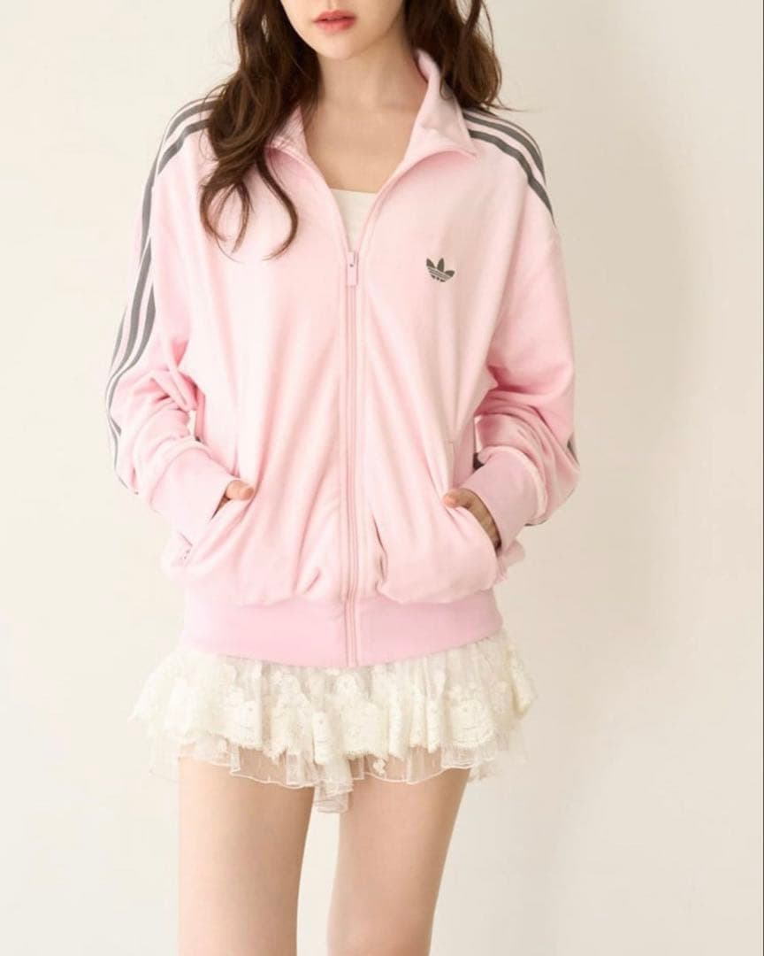 adidas Snidel 別注 コラボ ジャケット ジャージ 松本ももな 着