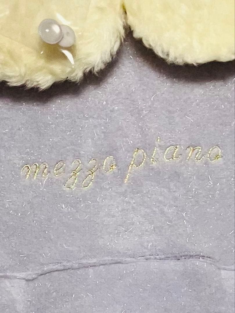 【平成レトロ】新品タグ付メゾピアノ　ラベンダー ケープつきワンピース