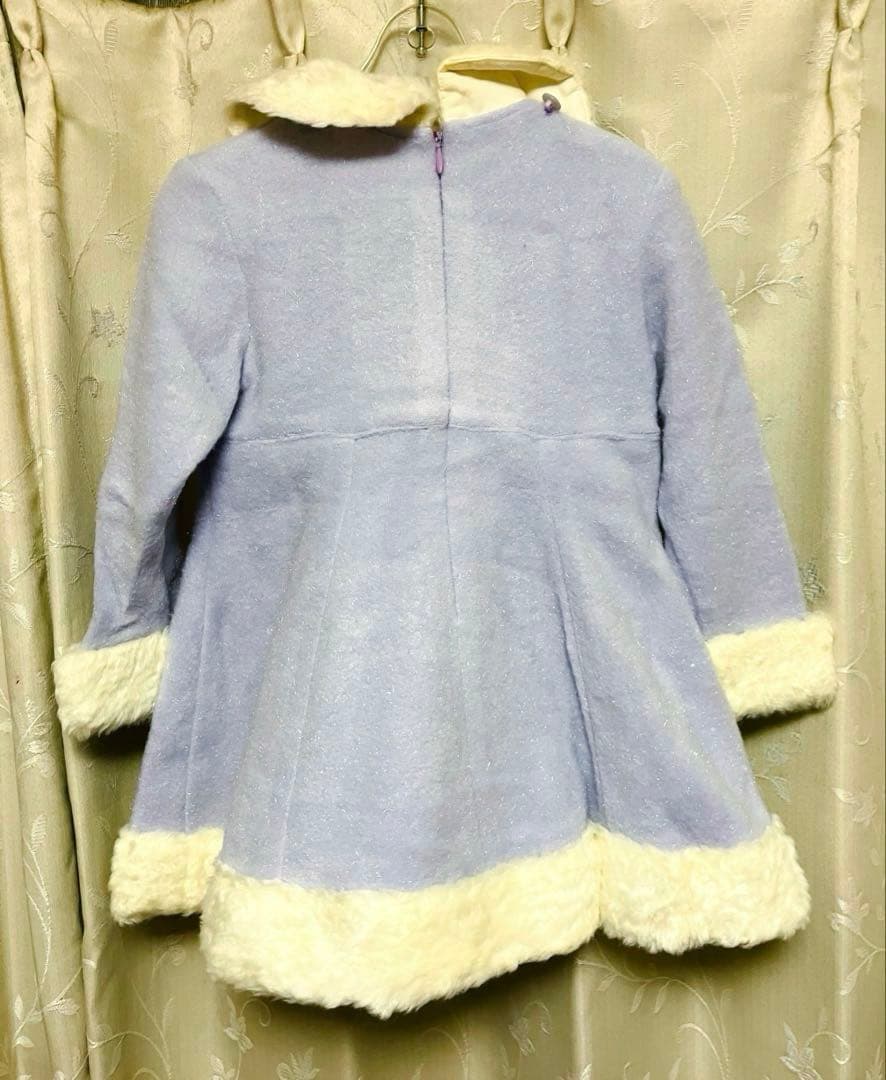 【平成レトロ】新品タグ付メゾピアノ　ラベンダー ケープつきワンピース