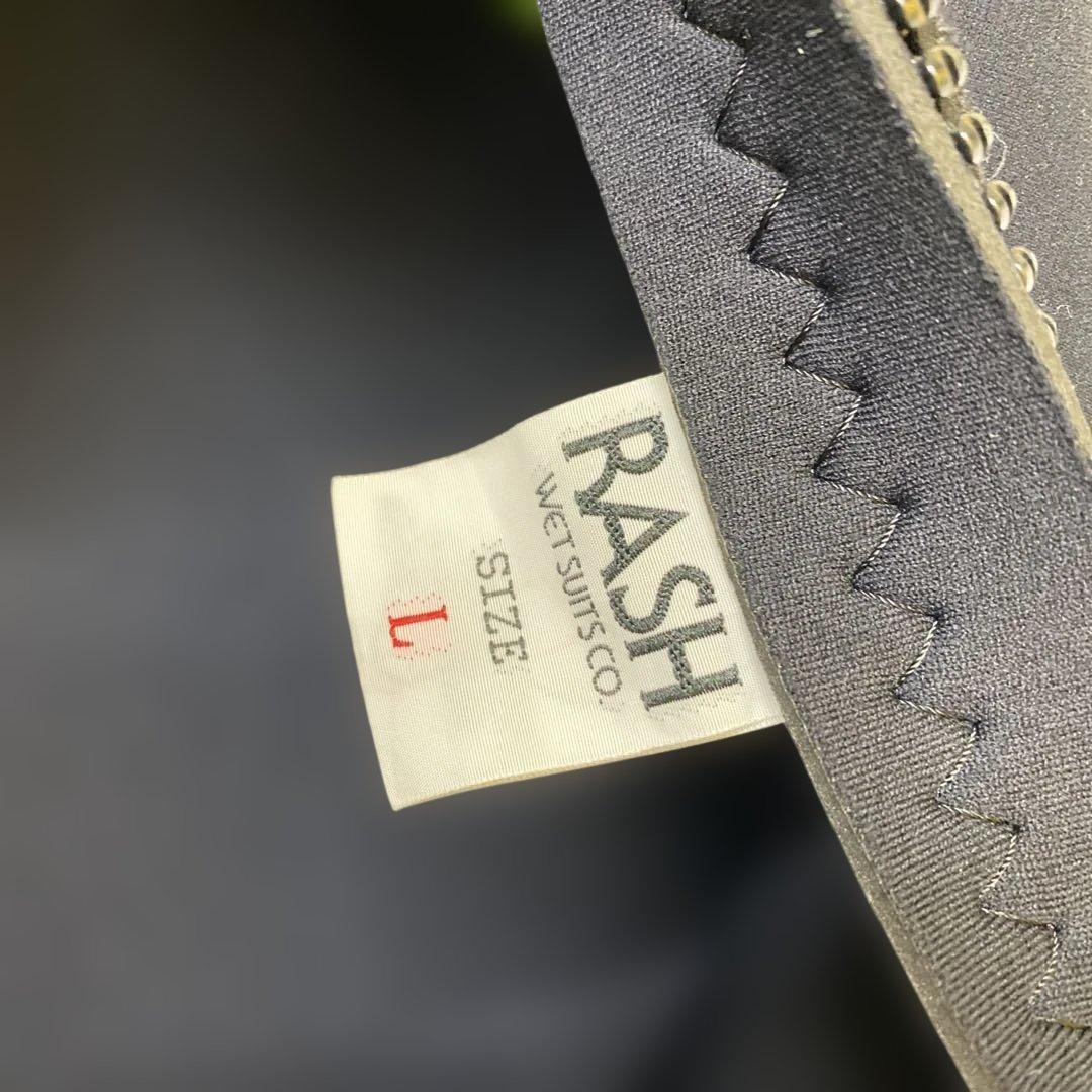 サイズＬ　RASH ブラック フルスーツ ジャージ