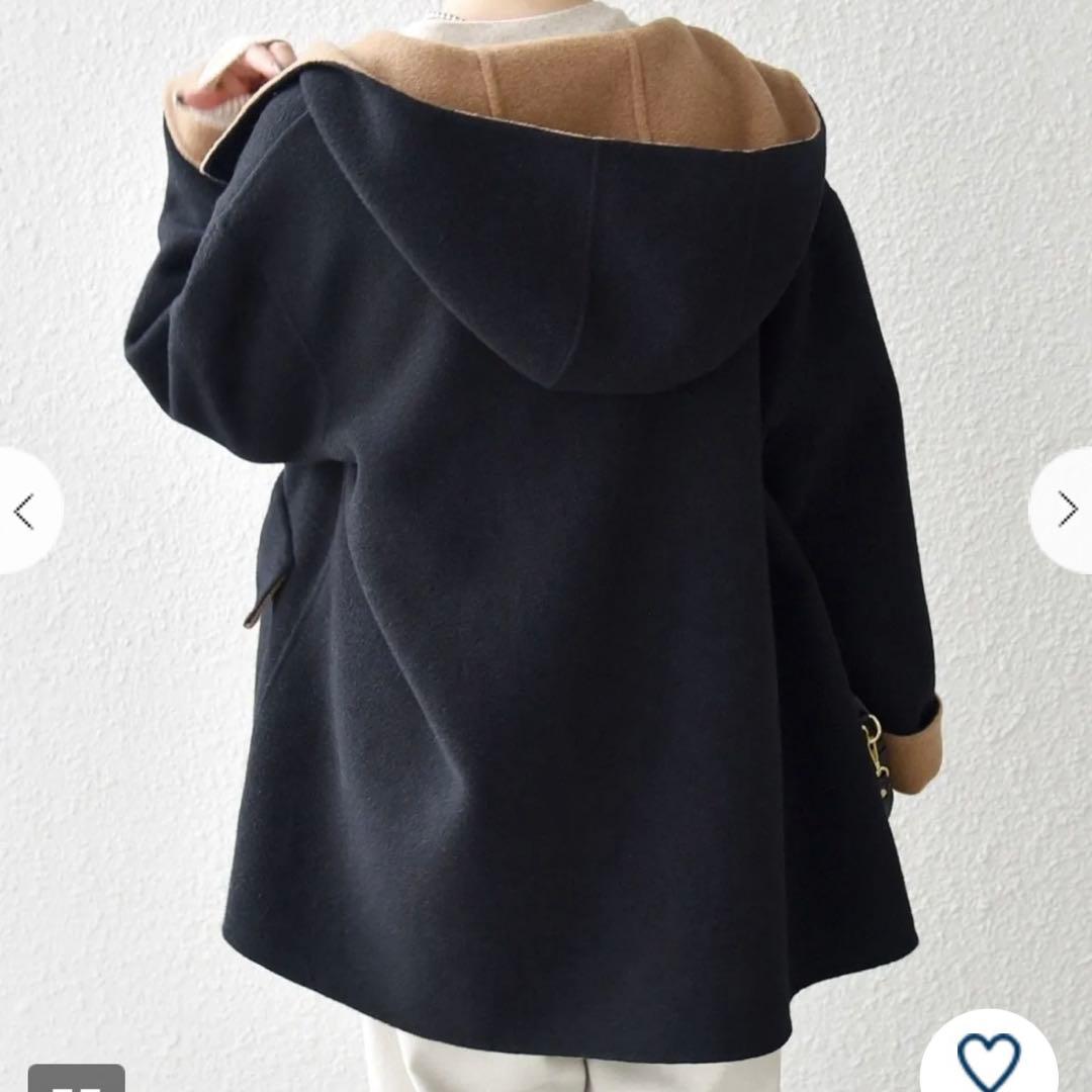 一部追加予約＞ SHIPS any： リバーフーデッドAラインミドルコート