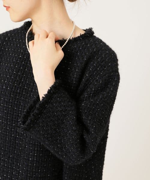 【新品】IENA ＆NAVY ツイードワンピース 38