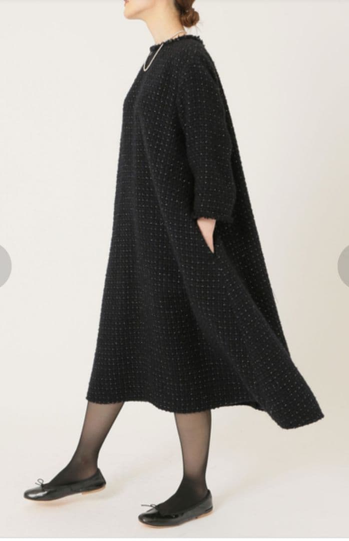 【新品】IENA ＆NAVY ツイードワンピース 38