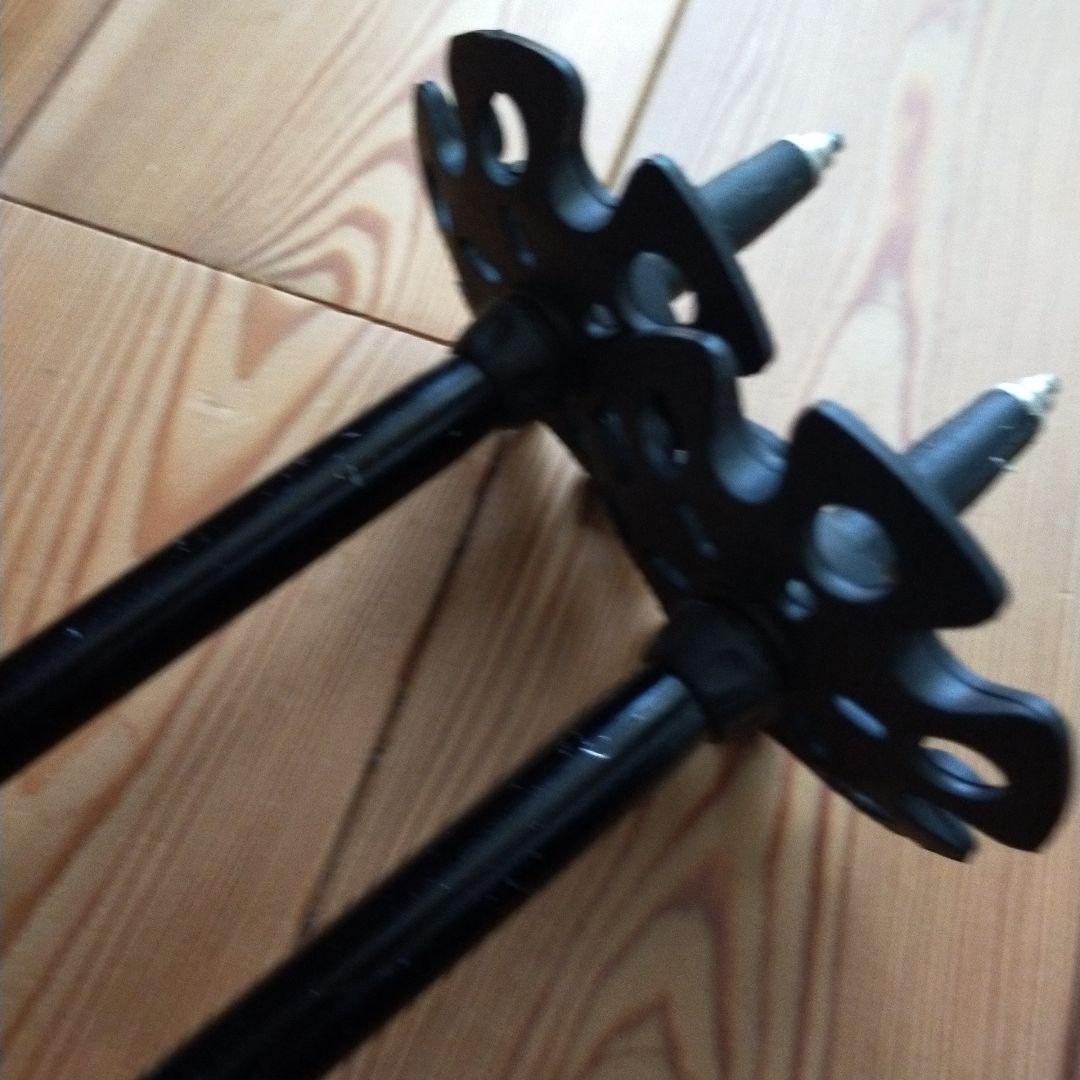 HUKOER スキー用伸縮ストック 110−135cm スキーポール