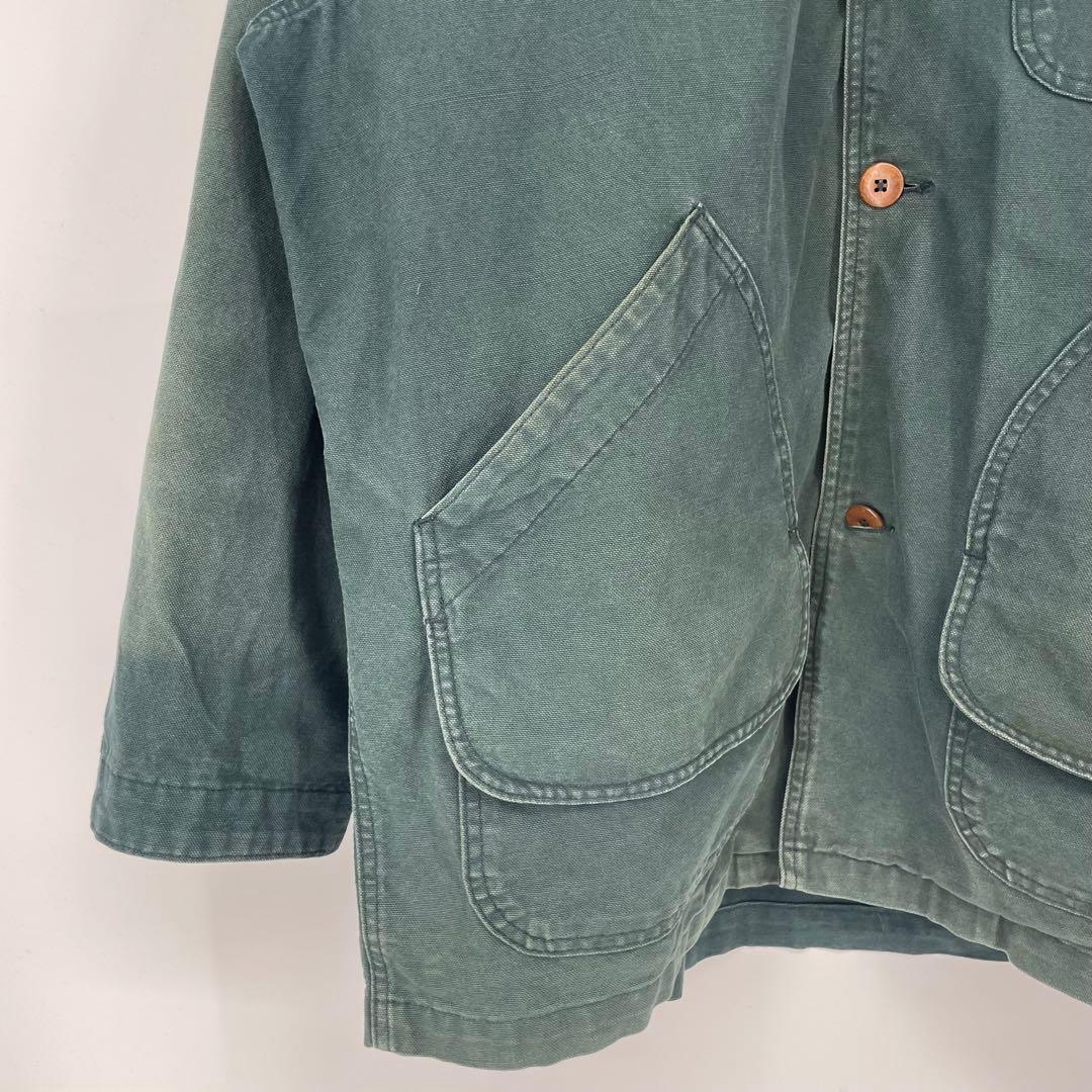 エルエルビーン　カバーオール　XL　オリーブ　ダック　アメリカ製