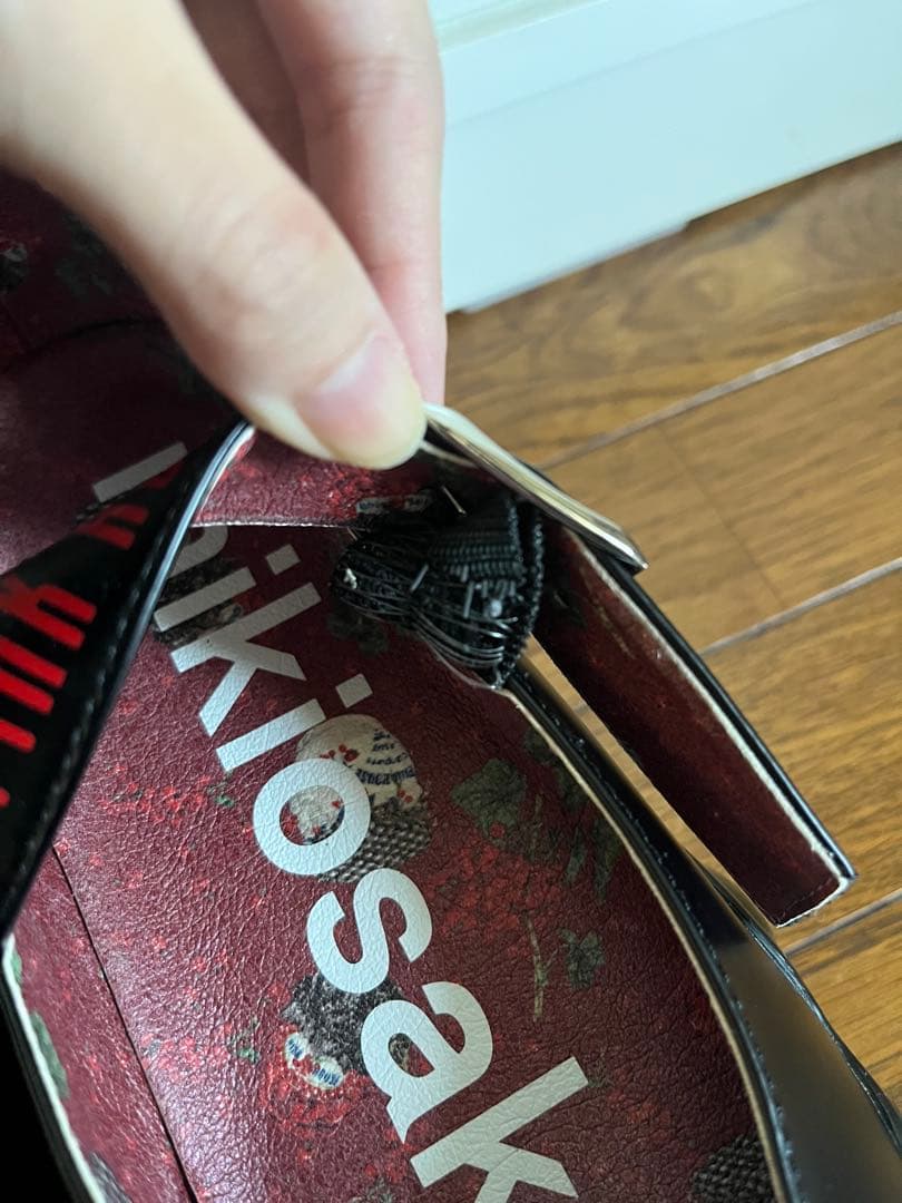 ミキオサカベ×PINK HOUSE ブラック 厚底シューズ