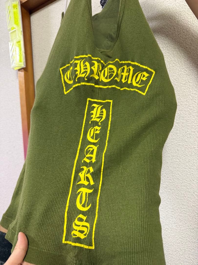 CHROME HEARTS タンクトップ オリーブグリーン サイズM