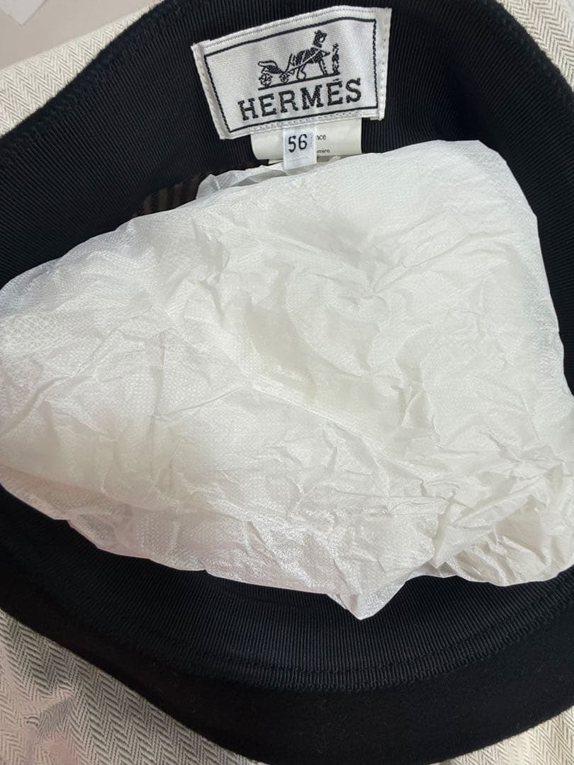 エルメス HERMES シェーヌダンクル 帽子 キャスケット ベルイル