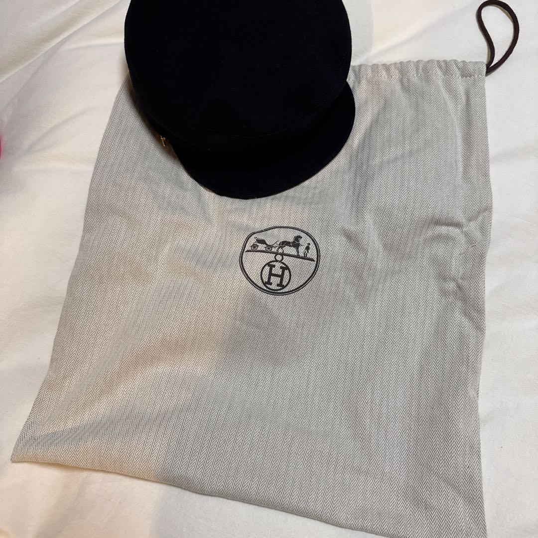 エルメス HERMES シェーヌダンクル 帽子 キャスケット ベルイル