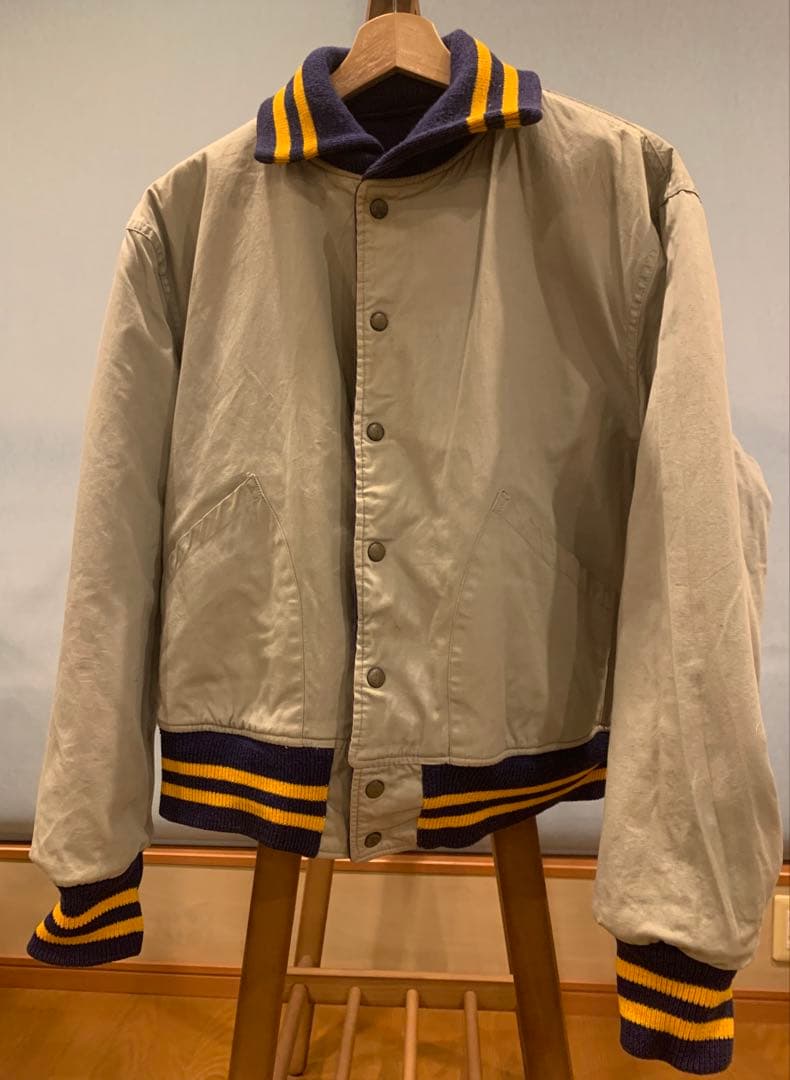 50s USAF 襟付きアワードジャケット スタジャン スカジャン リバーシブル