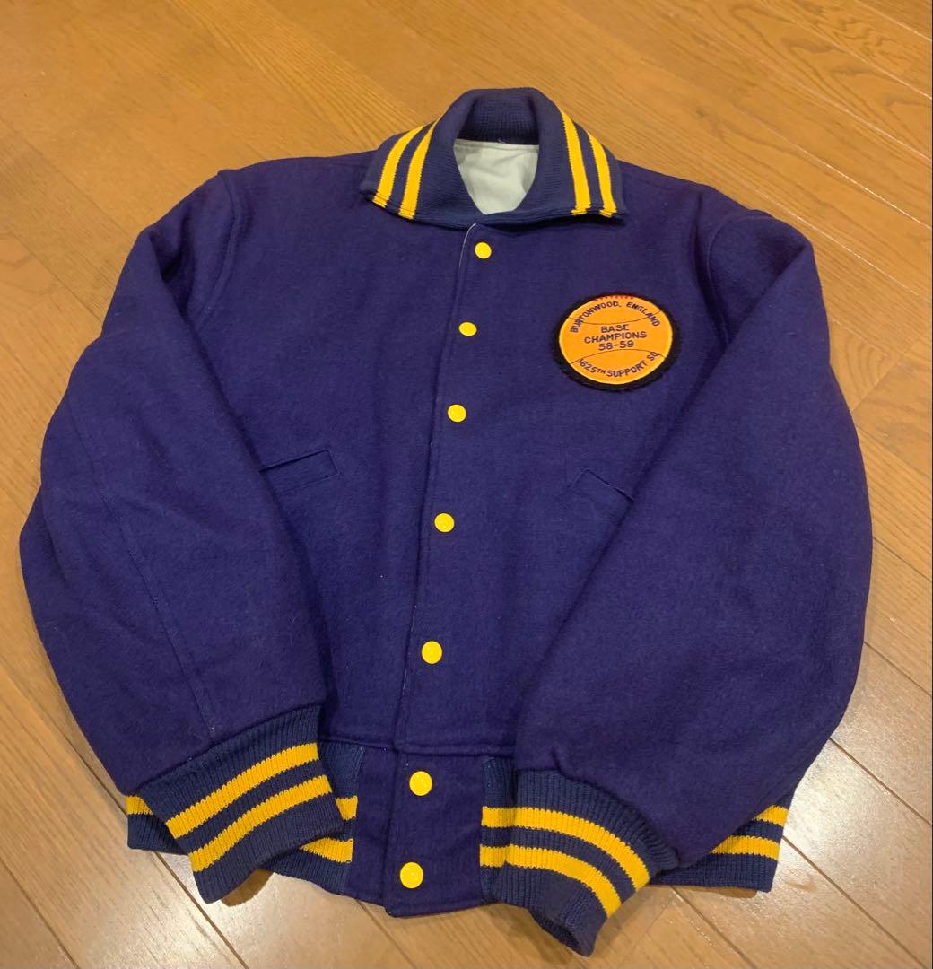 50s USAF 襟付きアワードジャケット スタジャン スカジャン リバーシブル