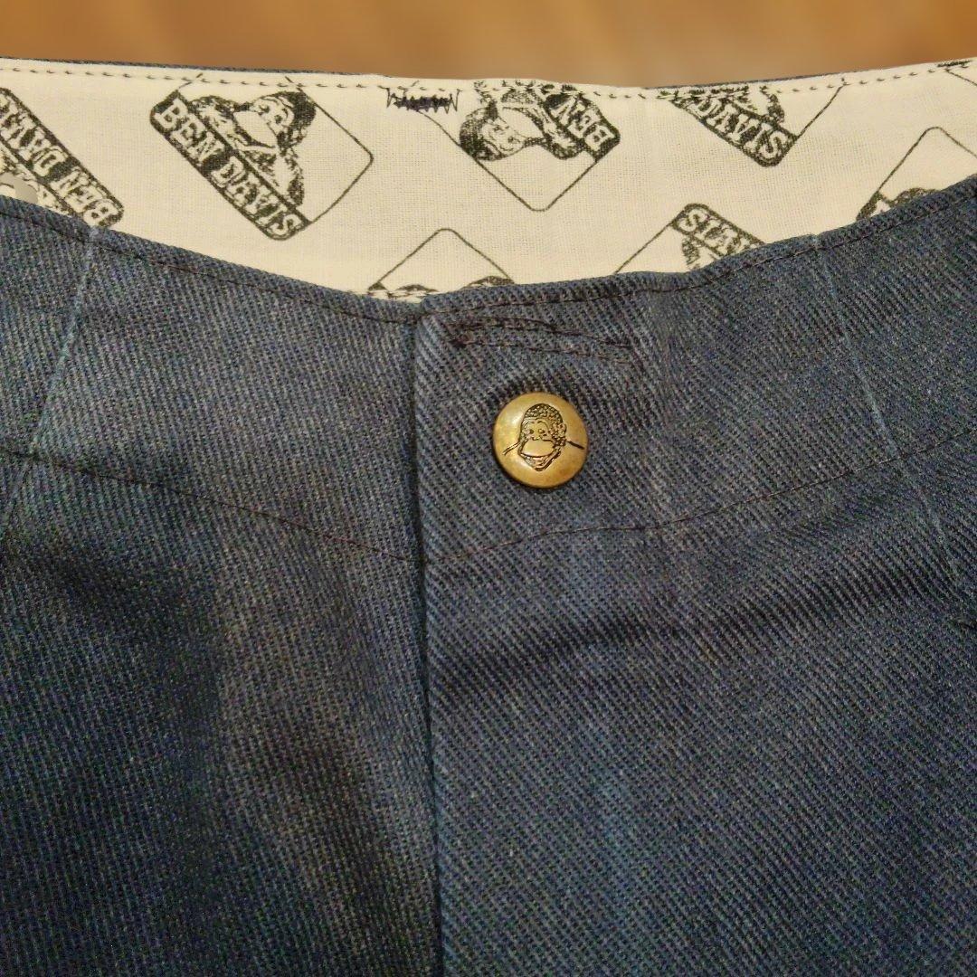 希少90s USA製 Ben Davis ゴリラタグ W32 紺 ヴィンテージ