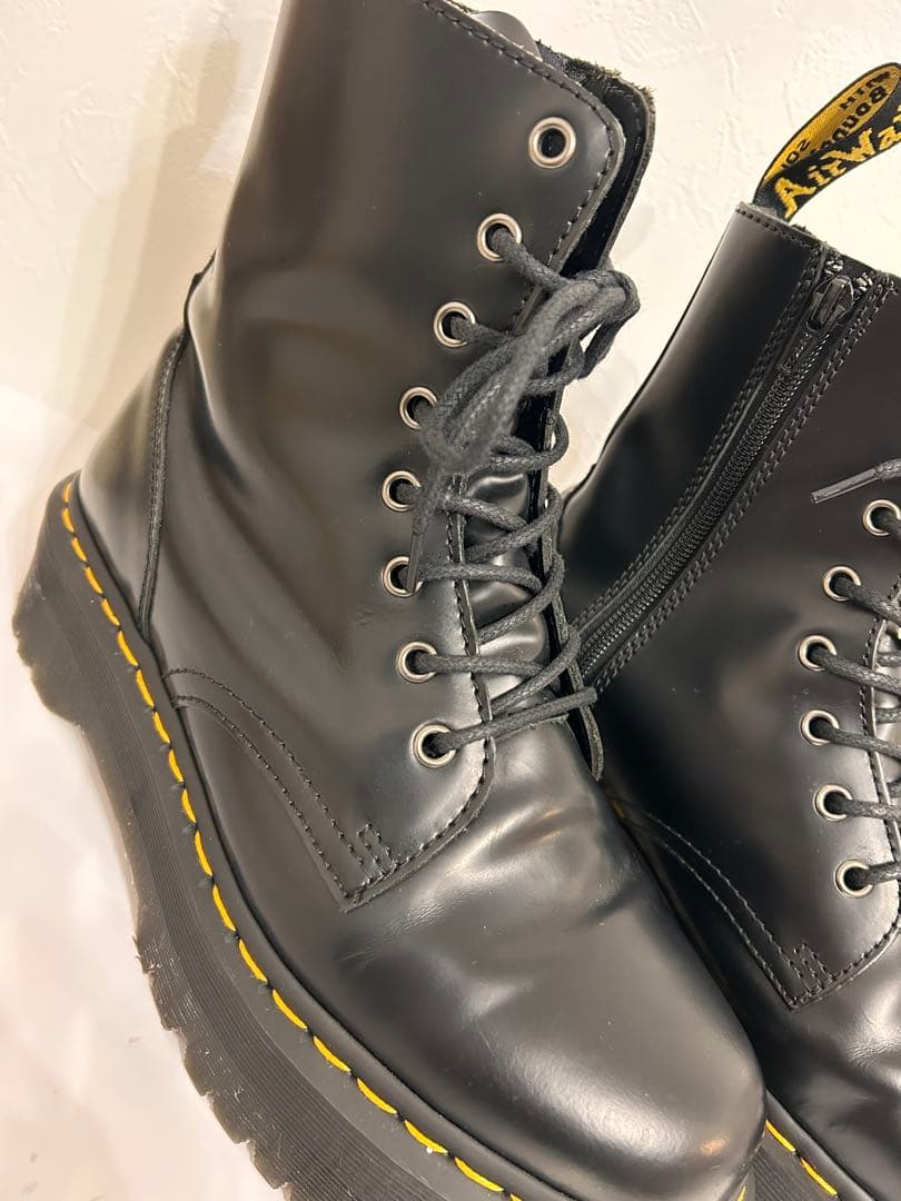 Dr.Martens JADON 8ホールブーツ　厚底 ブラック UK8