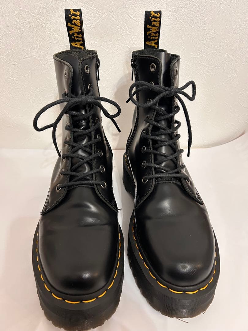 Dr.Martens JADON 8ホールブーツ　厚底 ブラック UK8