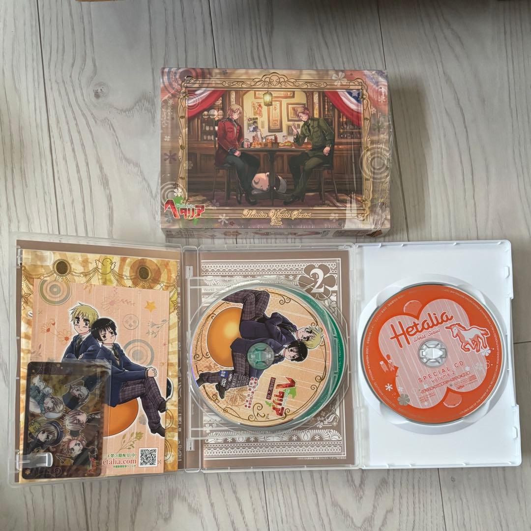 ヘタリア アニメDVD アニメイト限定版 セット まとめ 特典