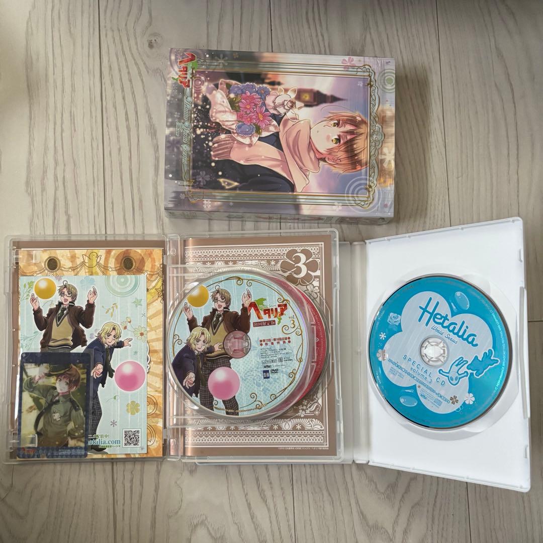 ヘタリア アニメDVD アニメイト限定版 セット まとめ 特典