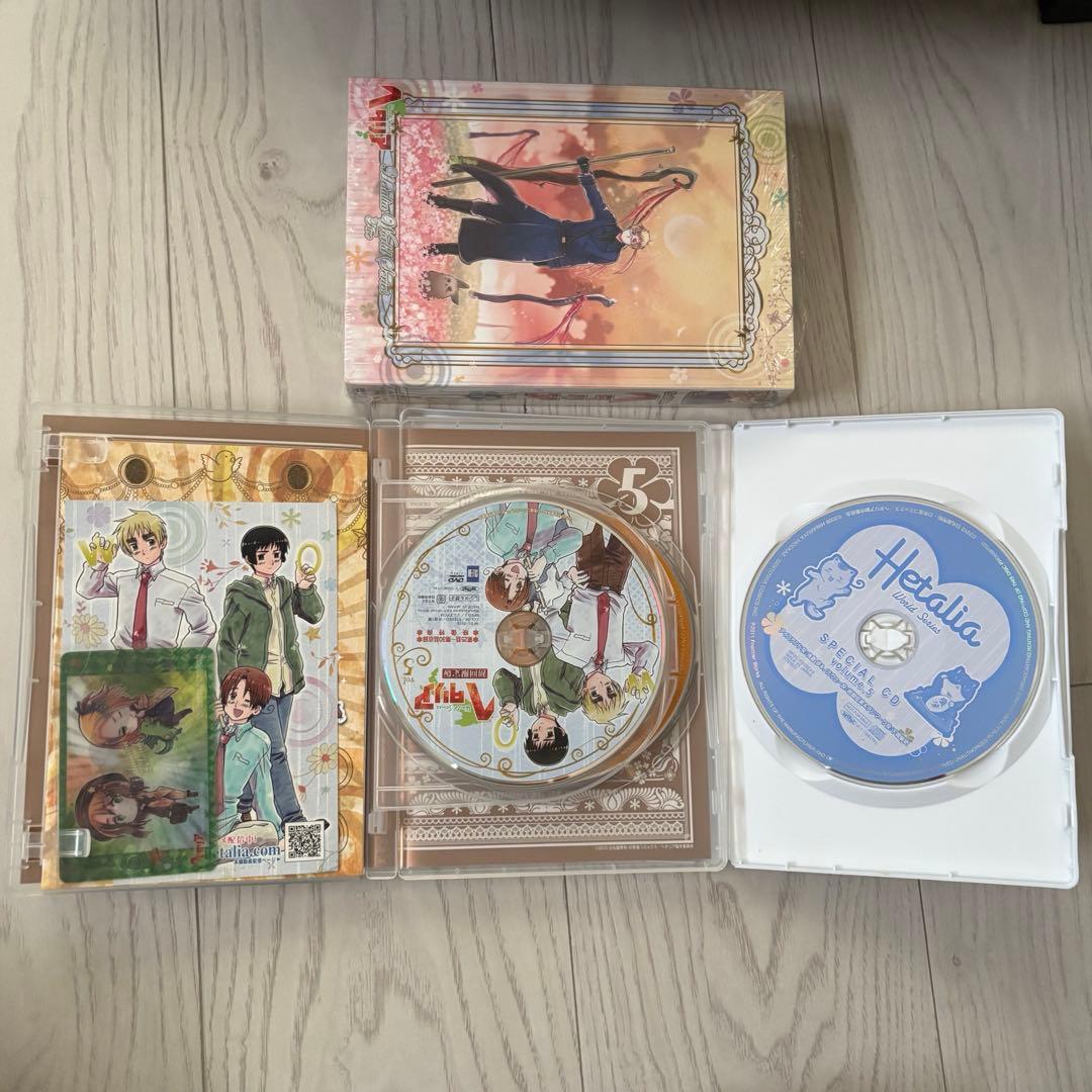 ヘタリア アニメDVD アニメイト限定版 セット まとめ 特典