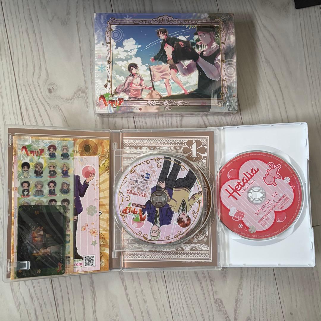 ヘタリア アニメDVD アニメイト限定版 セット まとめ 特典