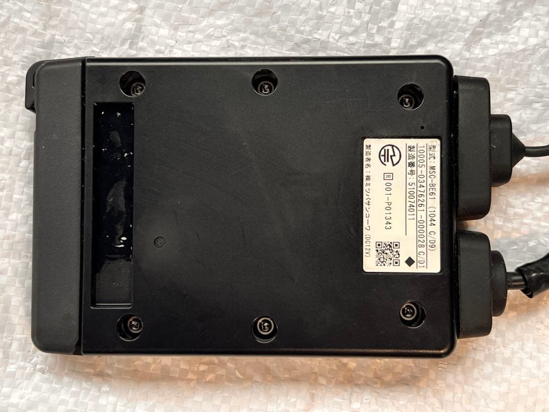 MITSUBA ミツバサンコーワ MSC-BE61 ETC バイク用