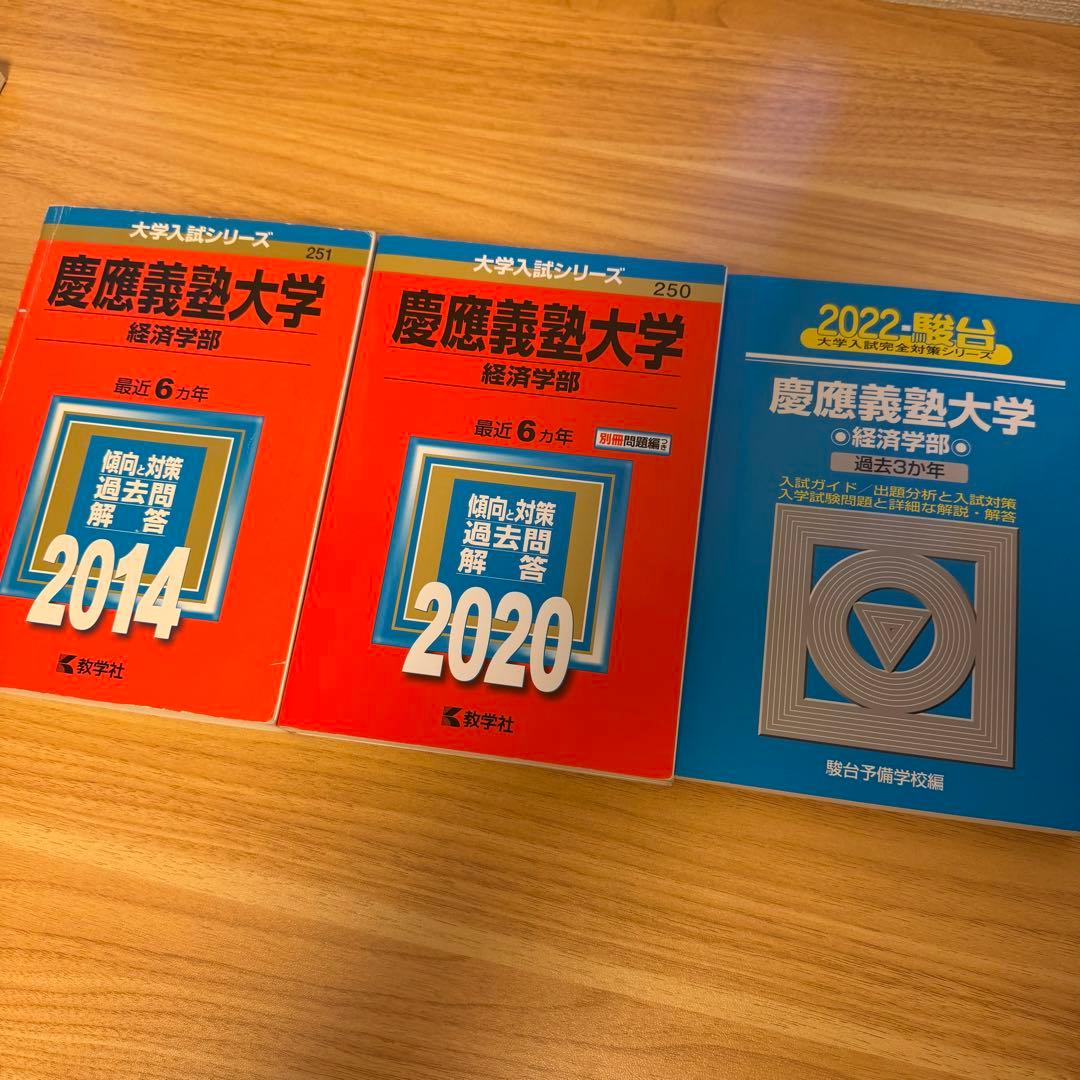 慶應義塾大学 経済学部　赤本&青本　2014、2020、2022