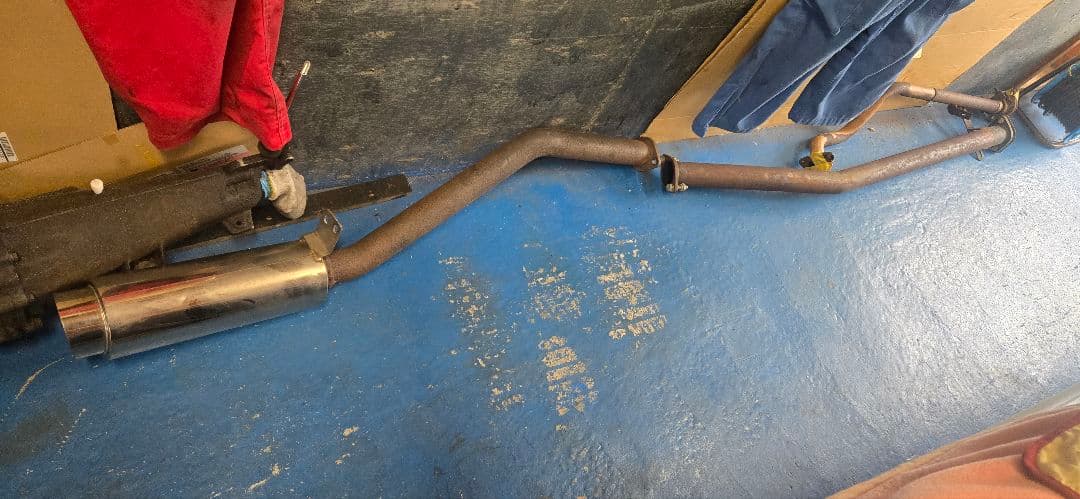 サニトラ ロング用 鉄マフラー