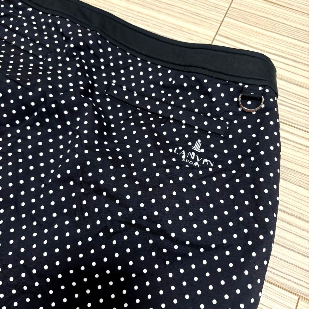 【美品】LANVIN SPORT セットアップ　水玉　パーカー　スカート