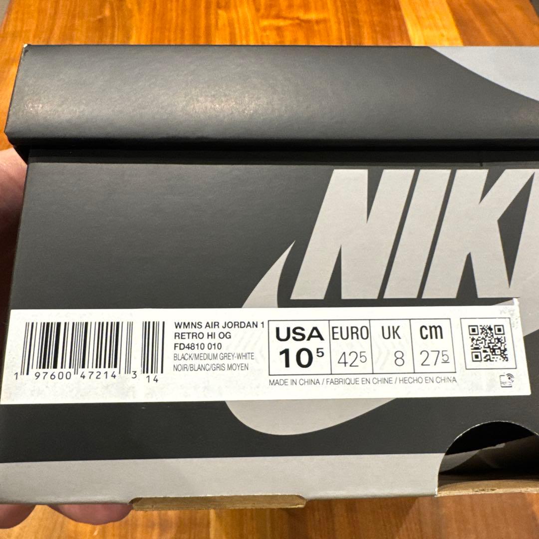 靴 Nike WMNS AIR JORDAN 1 RETRO HI OG 27.5