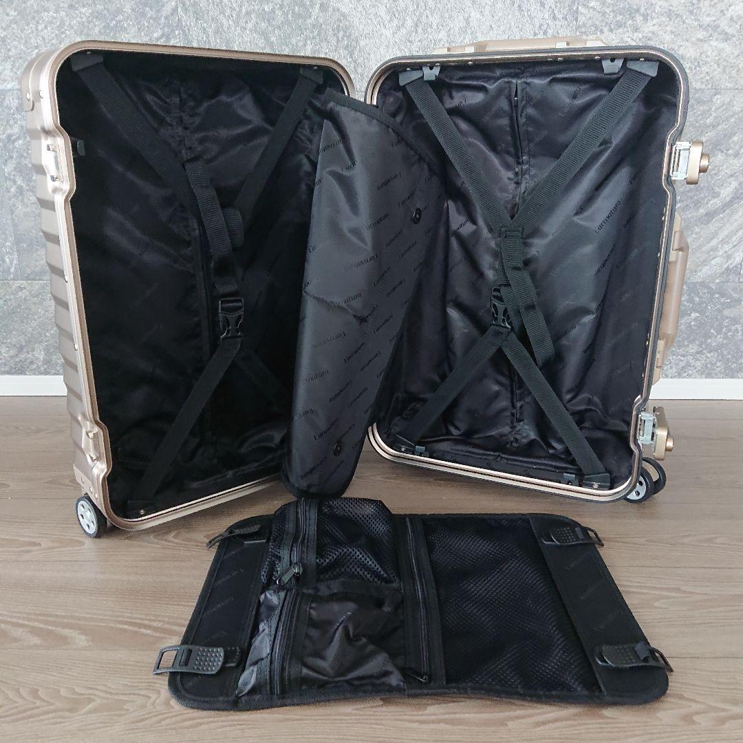 L 'ARMATURA 高級アルミスーツケース 【機内持ち込み】