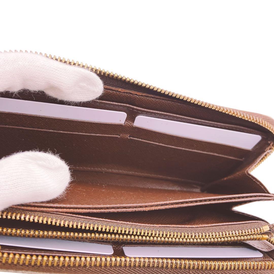 【美品】LOUIS VUITTON ダミエジッピーウォレット☆鑑定済みです♪