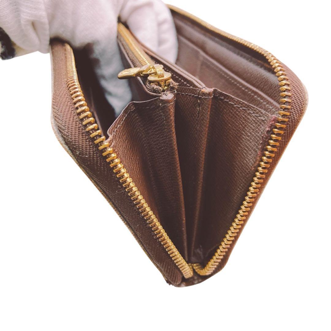 【美品】LOUIS VUITTON ダミエジッピーウォレット☆鑑定済みです♪