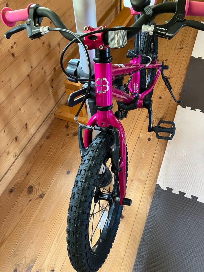 【引き取り限定】キッズバイク　ヨツバサイクル YOTSUBA 16インチ ピンク