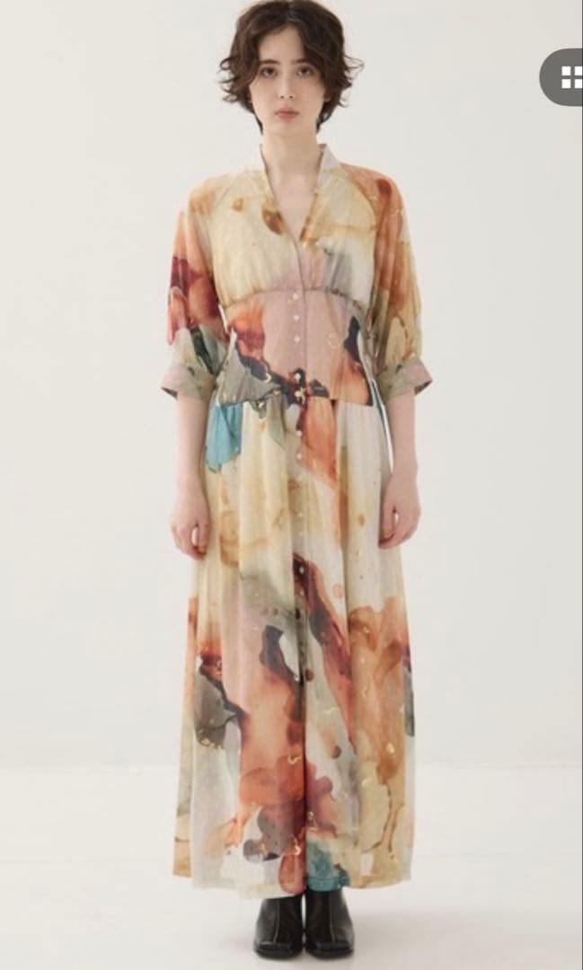 【AMERI/アメリ】《STUDIOUS別注》Art Organdy Dress