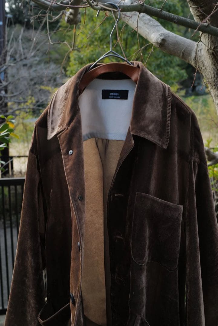 山*勇様 極美品　ensou. Summer Velvet Coverall エ