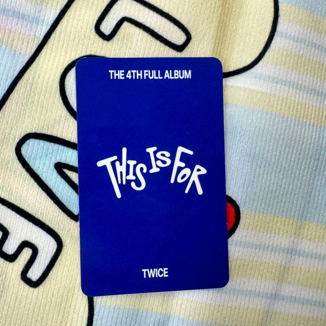 TWICE モモ 事前収録 THIS IS FOR 限定トレカ