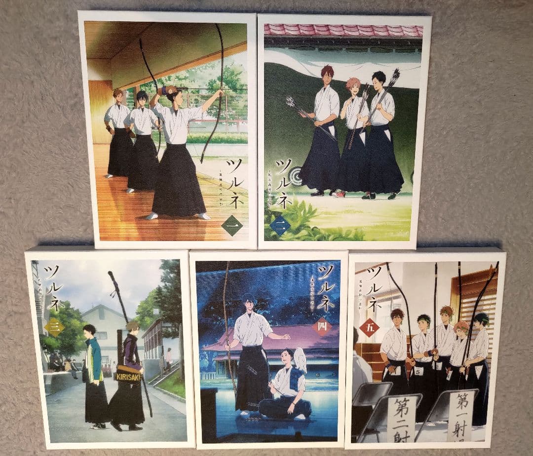 【DVD】ツルネ　 全5巻　初回限定盤　一期