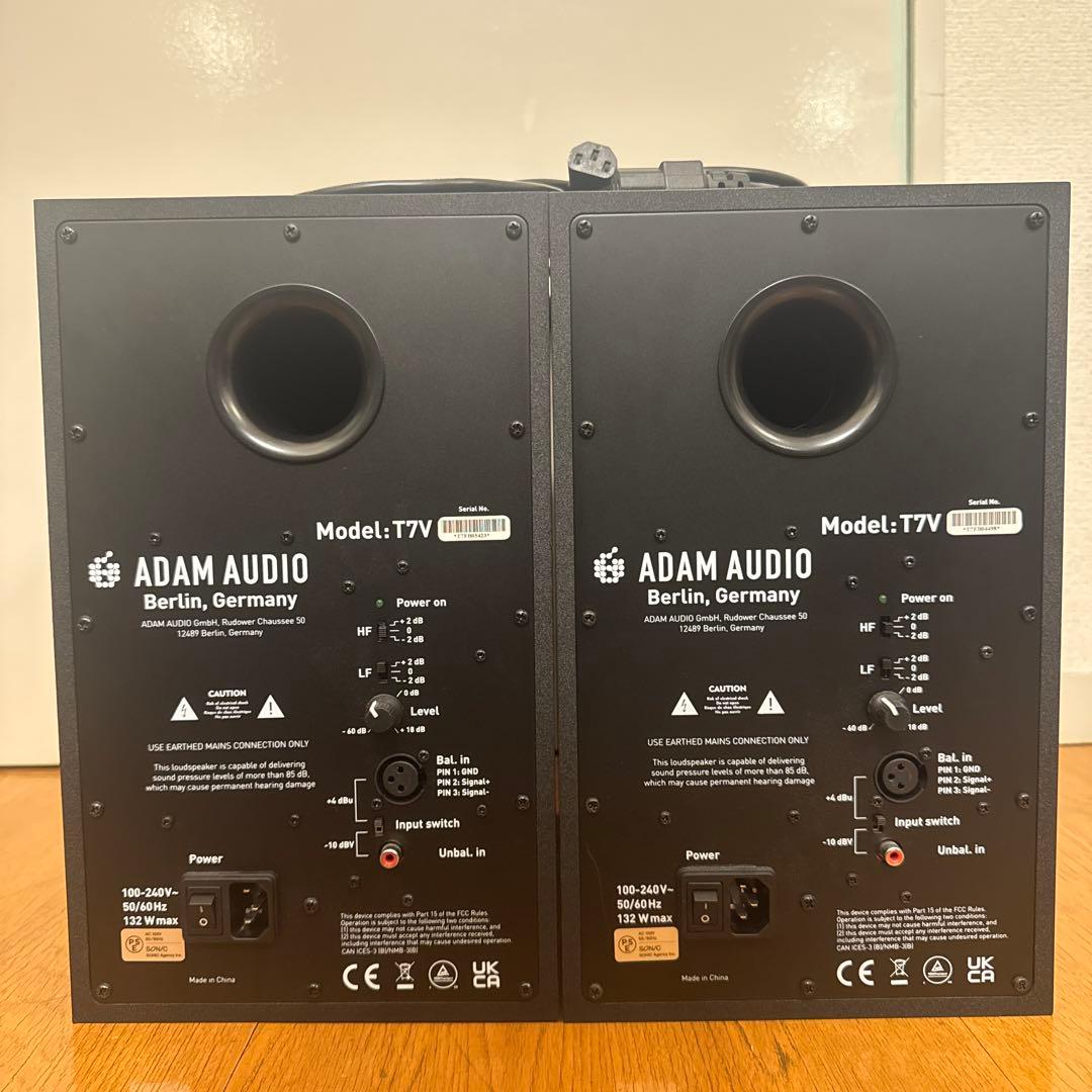 【美品】adam T7V スタジオモニタースピーカー　ペア