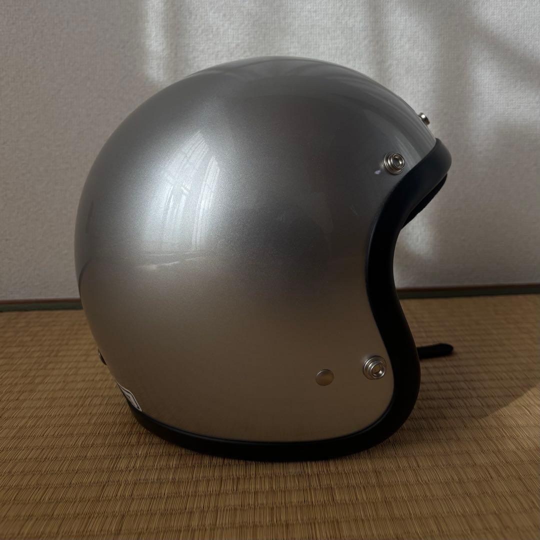 TT&CO. シルバー ジェットヘルメット