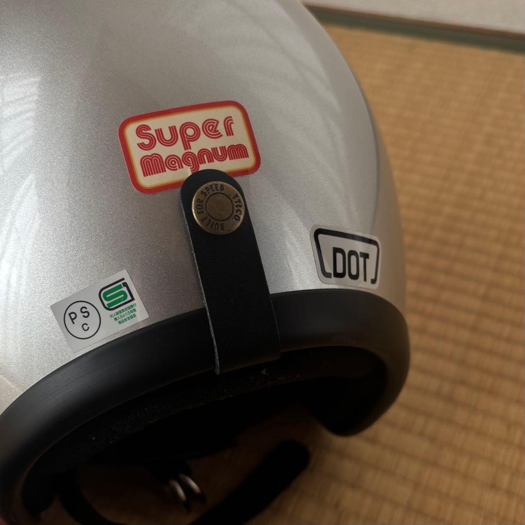 TT&CO. シルバー ジェットヘルメット