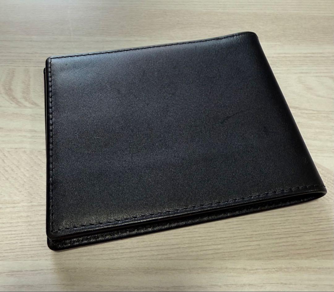 ETTINGER 二つ折り財布 紫色 レザー