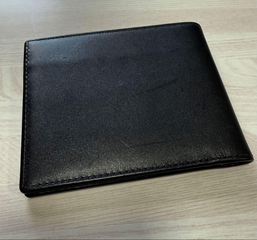 ETTINGER 二つ折り財布 紫色 レザー