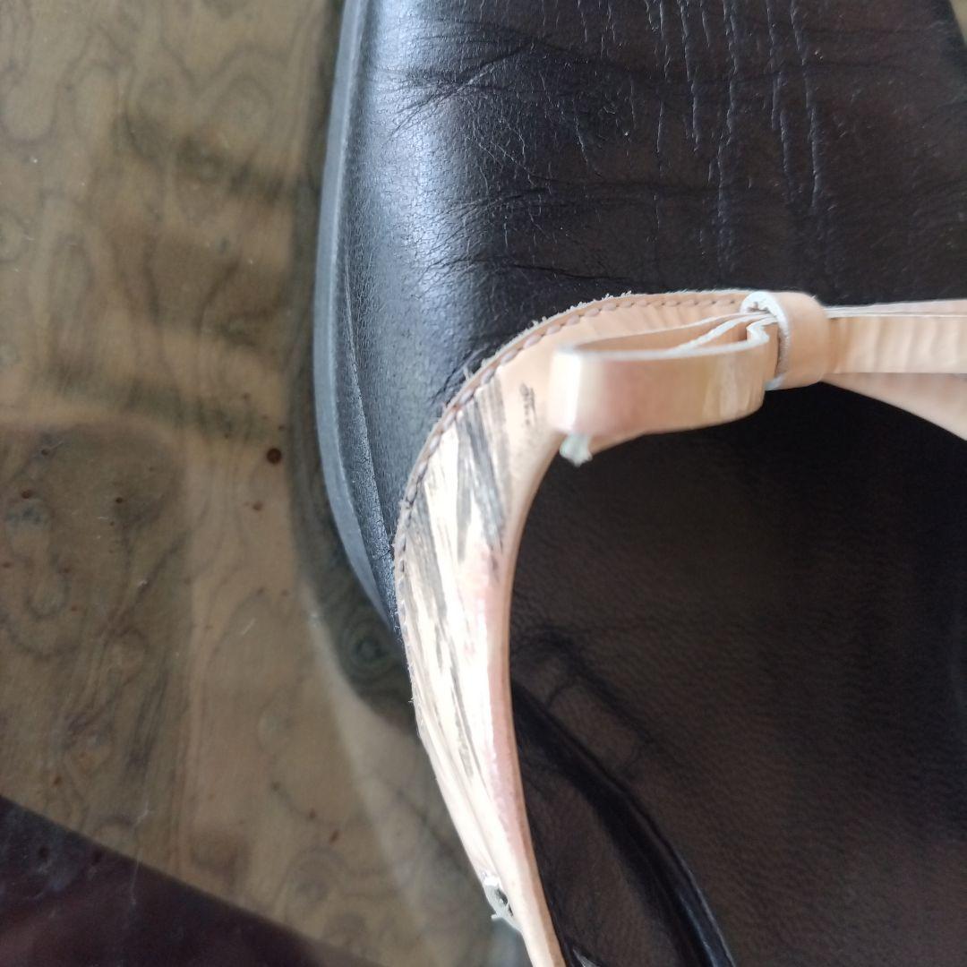 MIU MIU レザーオープントウミュール サイズ37