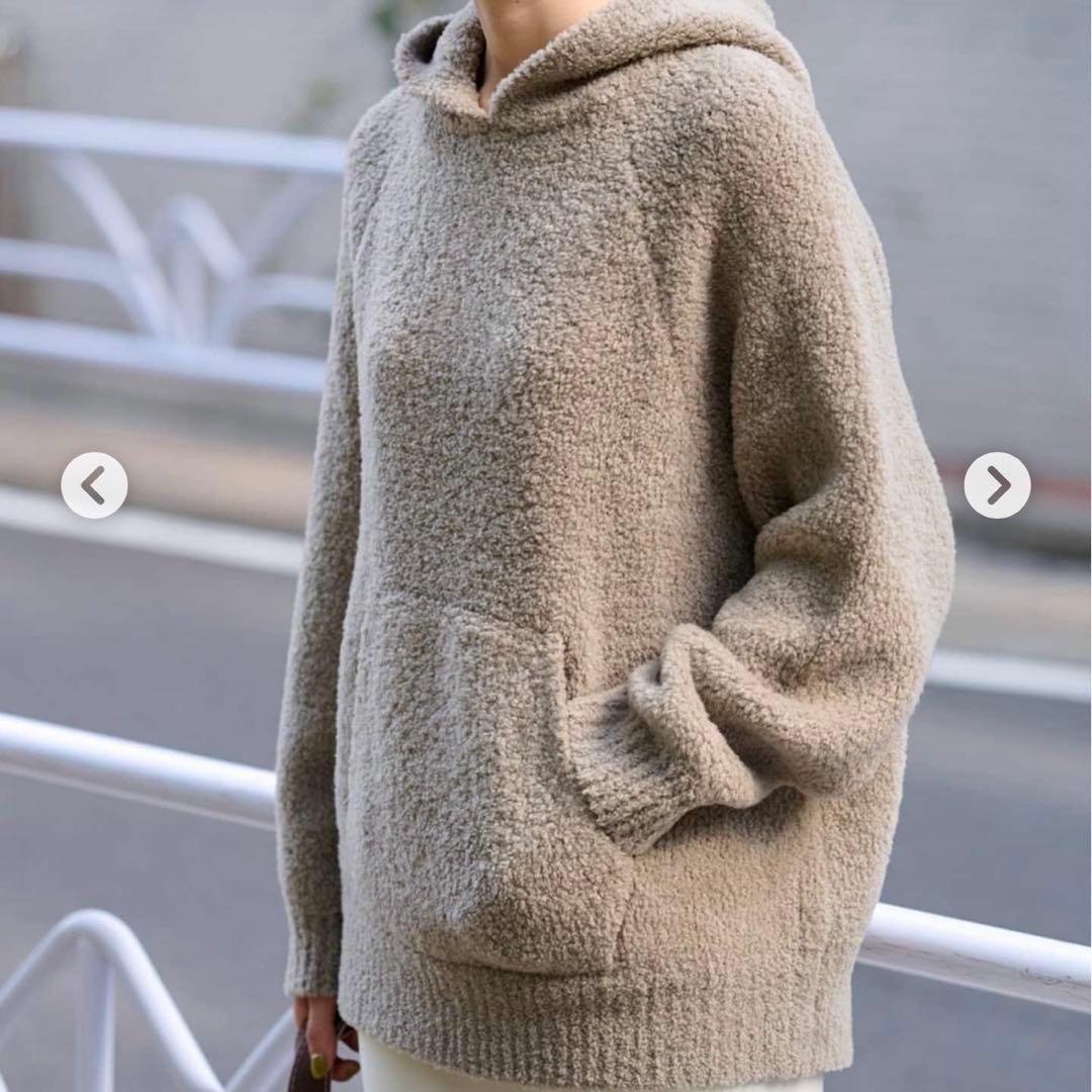 美品　FRAMeWORK フレームワーク　ムートンライクフーディ