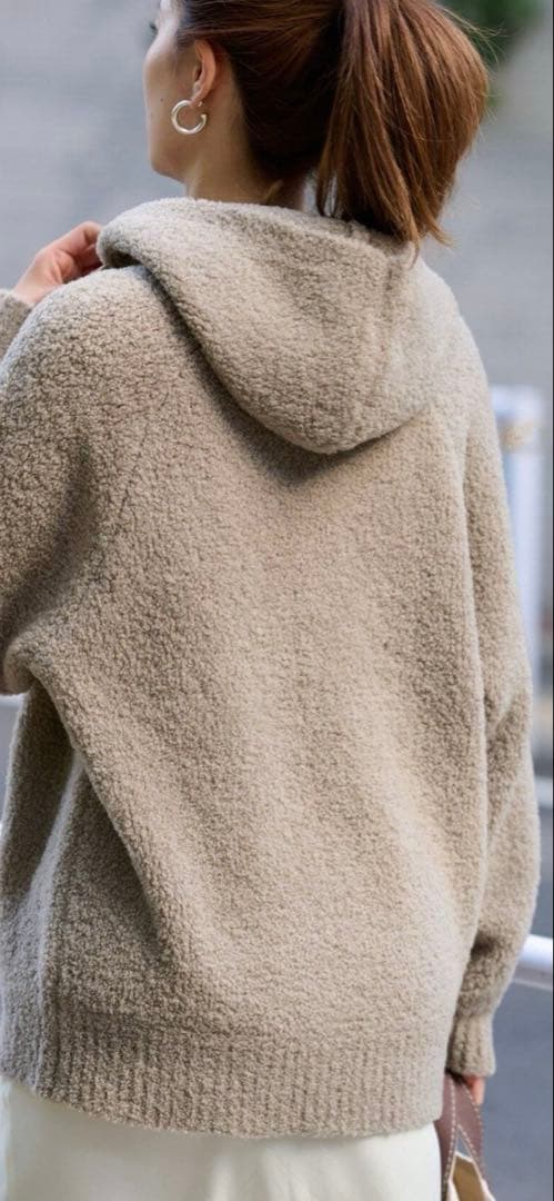 美品　FRAMeWORK フレームワーク　ムートンライクフーディ