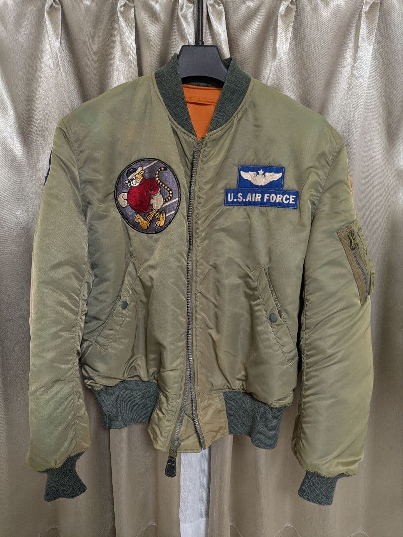 バズリクソンズ　MA-1　フライトジャケット　パッチカスタム