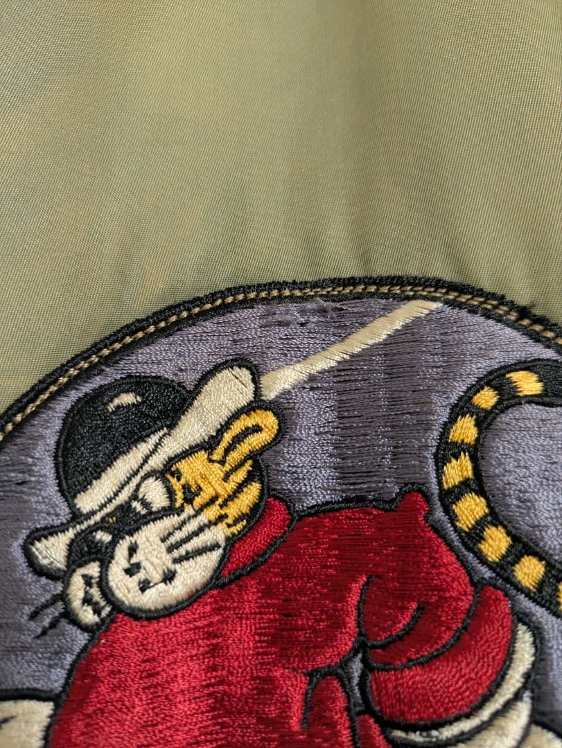 バズリクソンズ　MA-1　フライトジャケット　パッチカスタム